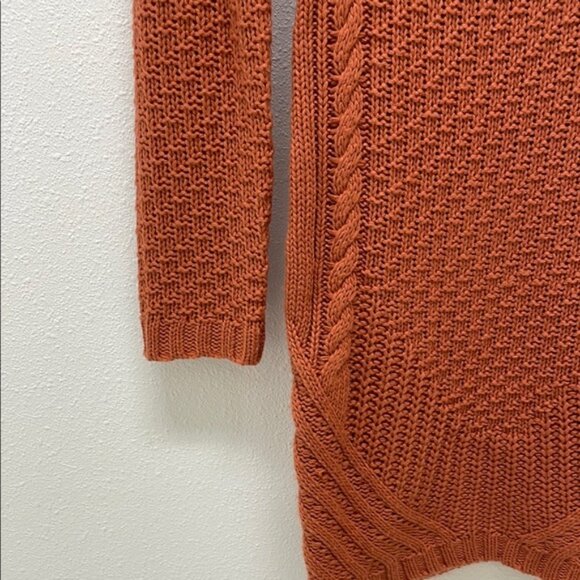Charlotte Russe Burnt Orange Knit Dress Size S - Picture 11 of 12